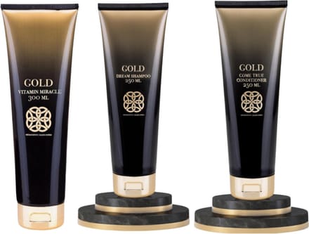 Gold Vitamin Miracle 300 ml & Gold Come True Conditioner & Gold Metamorphyc Dream Shampoo