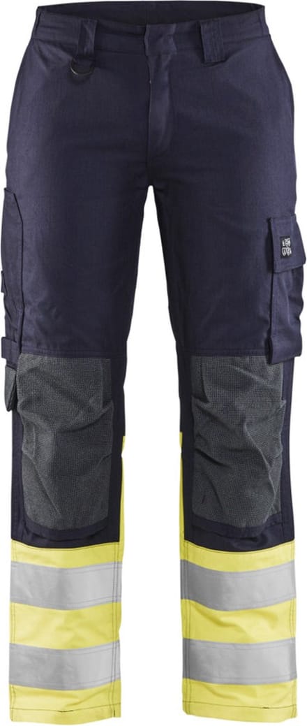 Blaklader Multinorm Dames Werkbroek Inherent 7188-1512 - Marine/High Vis Geel - D21