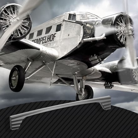 SOTECH meubelgreep WING BA 192 mm, antraciet, kastgreep, keukengreep, vitrinekastgreep