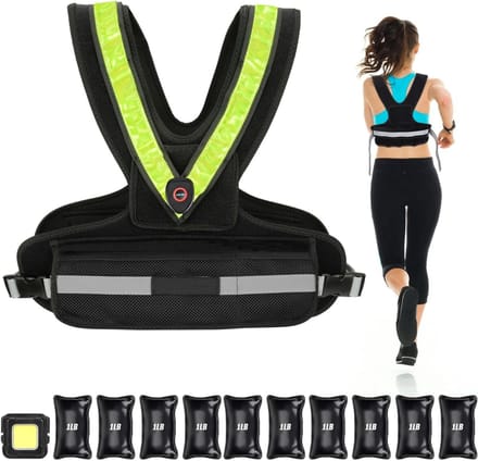 SCH® Gewichtsvest - Gewichtsvesten - Zwart - ‎43cm x 19cm x 10cm