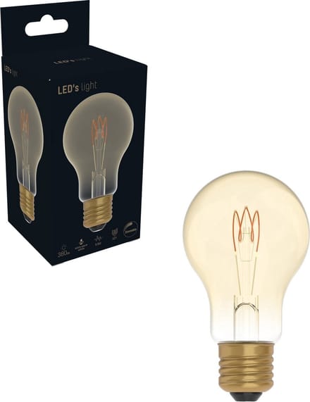 LED's Light LED Lamp E27 goud - Spiraal lamp - Dimbaar extra warm wit licht - Ledlampen