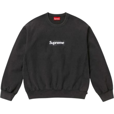 Zweet Supreme Gewassen Box Logo Zwart EU L rood