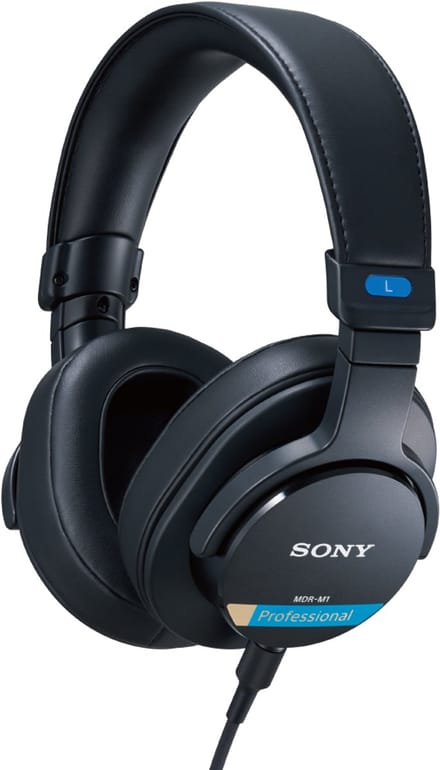 Sony MDR-M1 - Studio koptelefoon met gesloten achterkant - Zwart