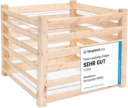 Houten Compostbak 1x1 m - Duurzame Tuincomposter voor Efficiënte Composteringsoplossingen