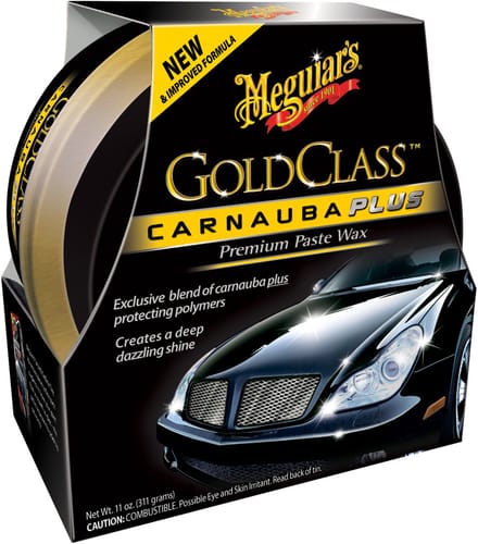 Meguiar’s Gold Class Carnauba Plus Premium Paste Wax 311g – Carnauba Autowax – Langdurige Lakbescherming – Premium Paste Wax