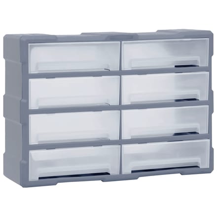 vidaXL - Organiser - met - 8 - grote - lades - 52x16x37 - cm