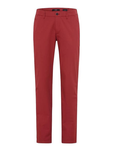 Eurex Heren Flatfrontbroek  Style THILO RED, rood, maat 25U