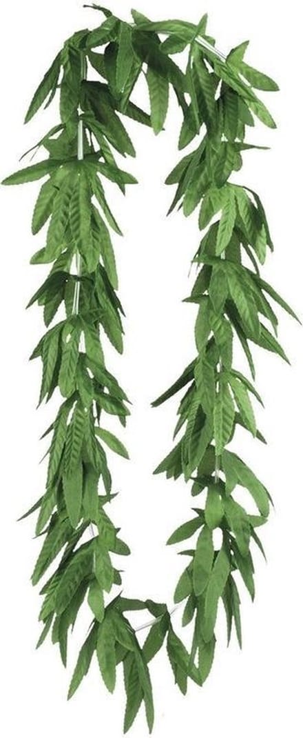 6 stuks Cannabis Hawai slinger| Hawai krans | Party| Cannabis| Hawai ketting