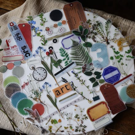 Bulletjournal Stickers - Sample Plants - 78 stuks - Sticker voor journaling, scrapbooking en het maken van kaarten