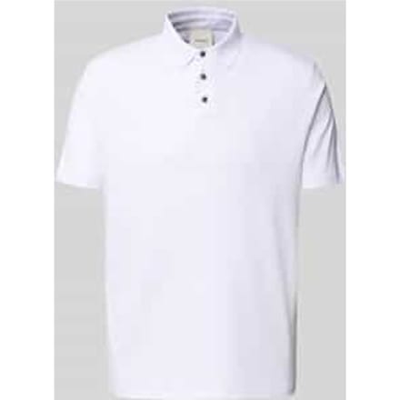 Relaxed fit poloshirt met logostitching, model 'SUPMA'