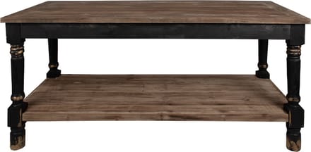 Clayre & Eef Presentatie Tafel 180x70x85 cm Zwart Hout