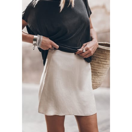 Mikuta The Light Short Slip Skirt Taglia: L | Minigonne Outlet | Donna