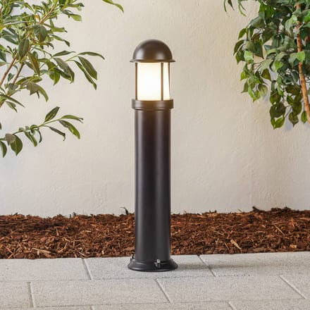 LCD Gepoedercoate tuinpadverlichting Mason, zwart