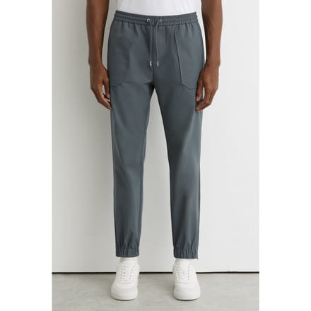 Reiss Technical Cuffed Trouser Airforce Blue Taglia: W30 | Pantaloni Outlet | Uomo | Blu
