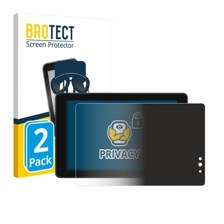 BROTECT - privacy screenprotector voor Lilliput 719/T 7" - Folie Beschermfolie Blauwlichtfilter 2 Stuks