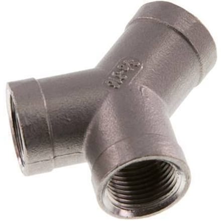 Rp 3/8'' RVS Y-stuk 16 Bar