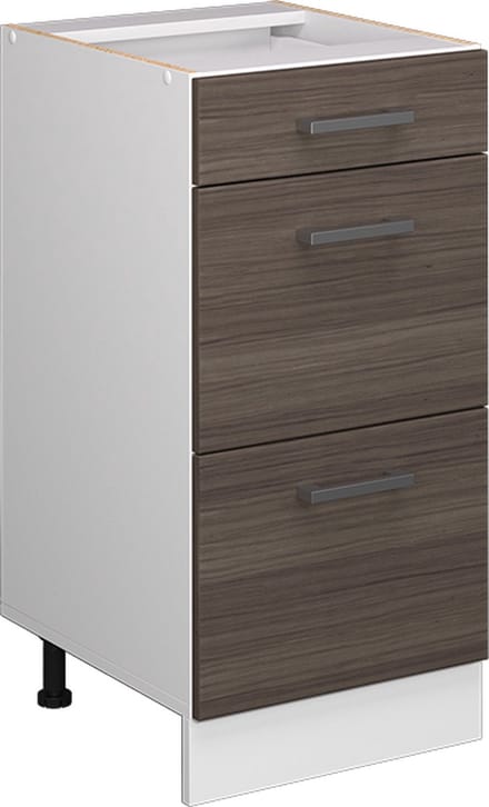 Vicco R-Line Universele onderkast – 40 cm met laden, zonder werkblad Grijs