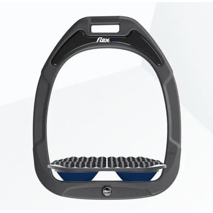 Endurance stijgbeugels Antraciet/Grijs/Marine Flex-On Green Composite
