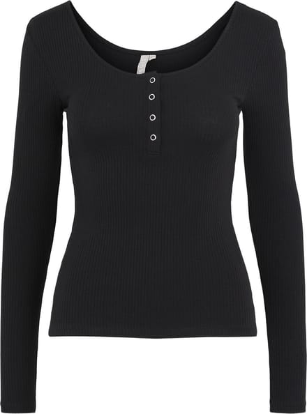 PIECES  - Maat L - PCKITTE LS TOP NOOS BC Dames Top