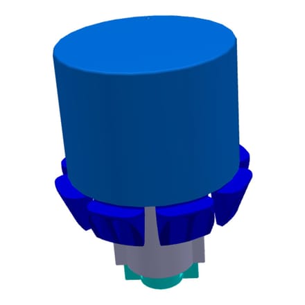 AEG knop, energieschakelaar, wit, 9-0 140235432048