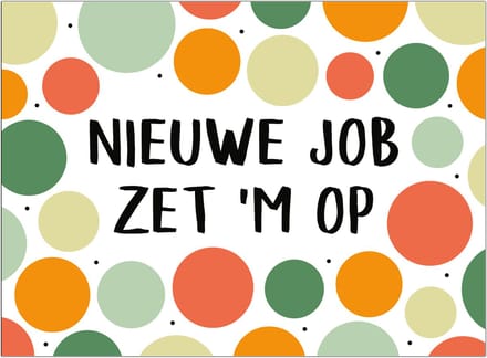 Kaart - Nieuwe job, zet 'm op - Eyecandy - EC48-D