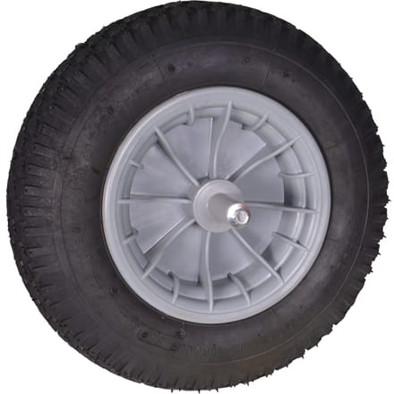 Kruiwagenwiel 400x8 pvc kogellager 13cm