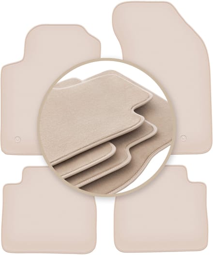 PREMIUM beige matten voor: Lancia Delta III hatchback 2008-2014