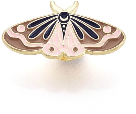 Pin, vlinder, magie, natuur, emaille pin, insect, broche, kledingspeld