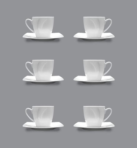 Lubiana Celebration Espressodrank 90ml met Schotels (6 stuks)