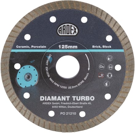 Ardex Turbo diamantschijf 125 mm