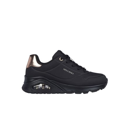 Skechers Uno Gen1 - Shimmer Away - Meisjes Sneakers - Zwart