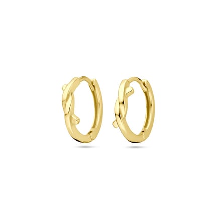 Glams klapoorringen 12,5 mm 1 micron - 12.5 mm - Zilver