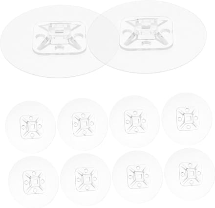Möbelanker Set - Anti-tip Bevestiging - Veiligheid Thuis - Zonder Boren - 30 Stuks - Transparant