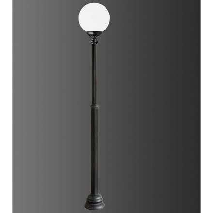 LCD Lantaarnpaal 1143, 1-lamp, zwart/wit
