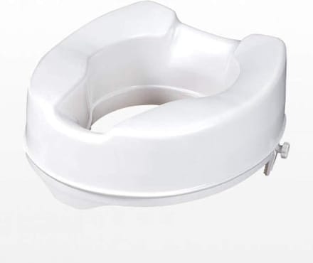 Verhoogde Toiletstoel met Deksel - 15 cm Hoogte