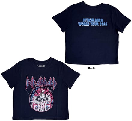 Def Leppard - Pyro Tour Crop top - XL - Donkerblauw