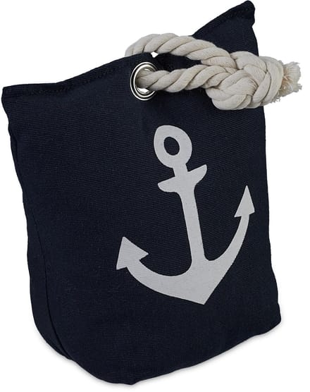 3x deurstopper anker - zandvulling - 28 x 18 x 9 cm - 1 kg - vrijstaand