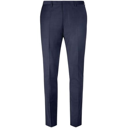 Roy Robson Broek Subtle Check Navy / male