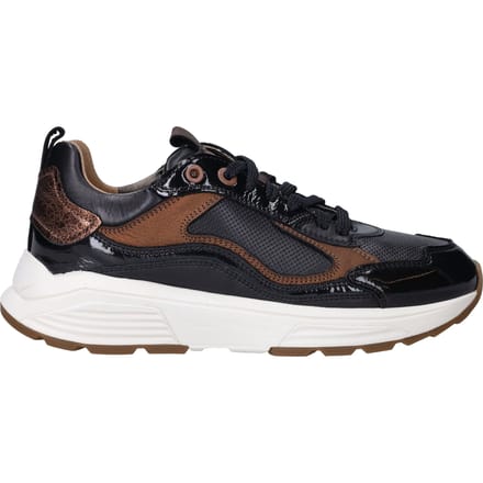 Xsensible Milau Sneakers - Leer - Dames - Zwart - Maat 41