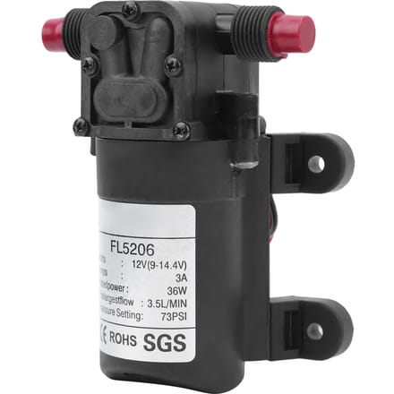 Membraanpomp Micro DC Elektrisch 73PSI 3.5LMIN G12in 12V36W Hydraulische Apparatuur