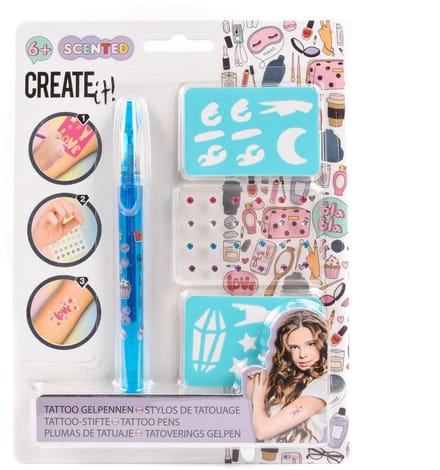 Create It! Tattooset Scented 4-delig Meisjes