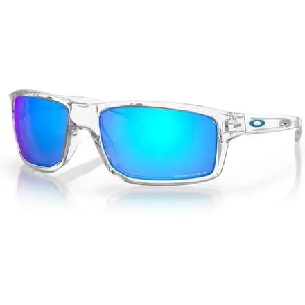 Oakley Wrap Heren gepolijst Clear Prizm Sapphire zonnebril