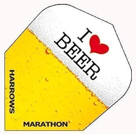 Dartflights met 'I Love Beer' print - 3 stuks