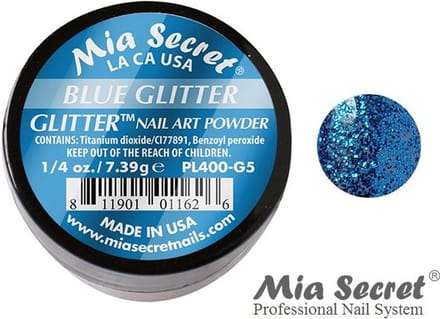Glitter Acrylpoeder Blue