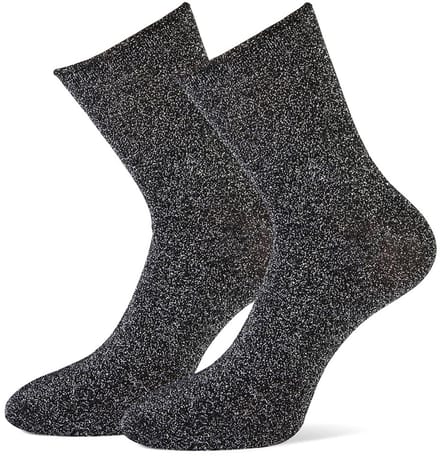 MarcMarcs - 4-Pack - Damessokken - Katoenmix Zachte - Dames - zilver - 39-42 - 81997