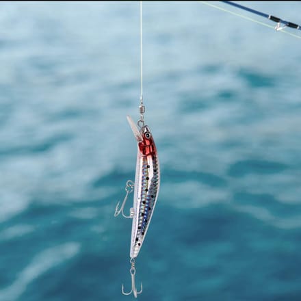 12cm elektrische visdobber met oplaadfunctie voor minnows gray
