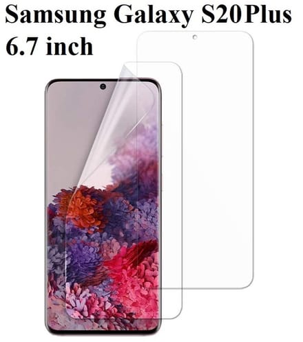 Screenprotector Geschikt voor Samsung Galaxy S20 Plus Diamond Folie Screenprotector Full-screen