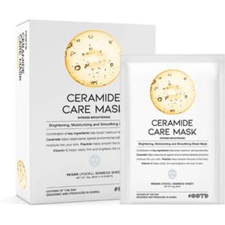 OOTD, Ceramide Verzorgend Schoonheidsmasker, 10 Stuks, 25g (0,88 oz) Elk white