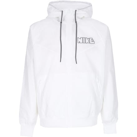 Windrunner windjack voor heren, geweven gevoerd, wit/wit/wit/ijzergrijs