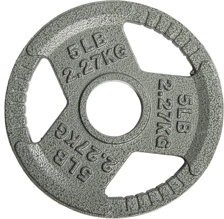 Gietijzeren Halterschijf voor Krachttraining en Gewichtheffen - 2,3 kg
